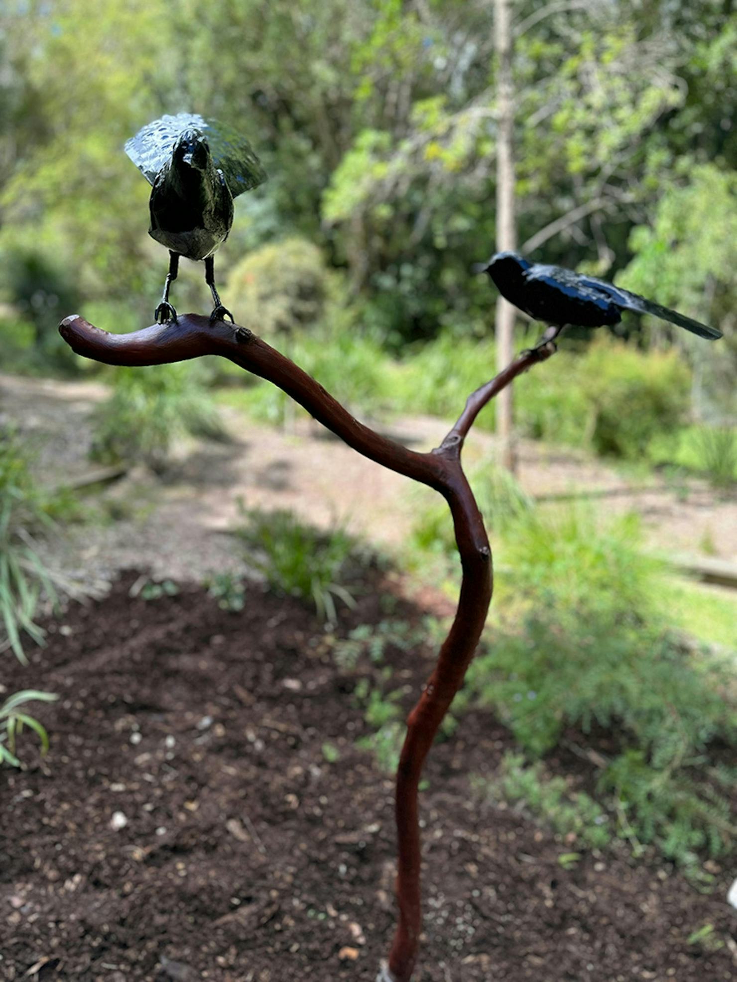 The Sculpture Garden at Fairhill Botanical Gardens
