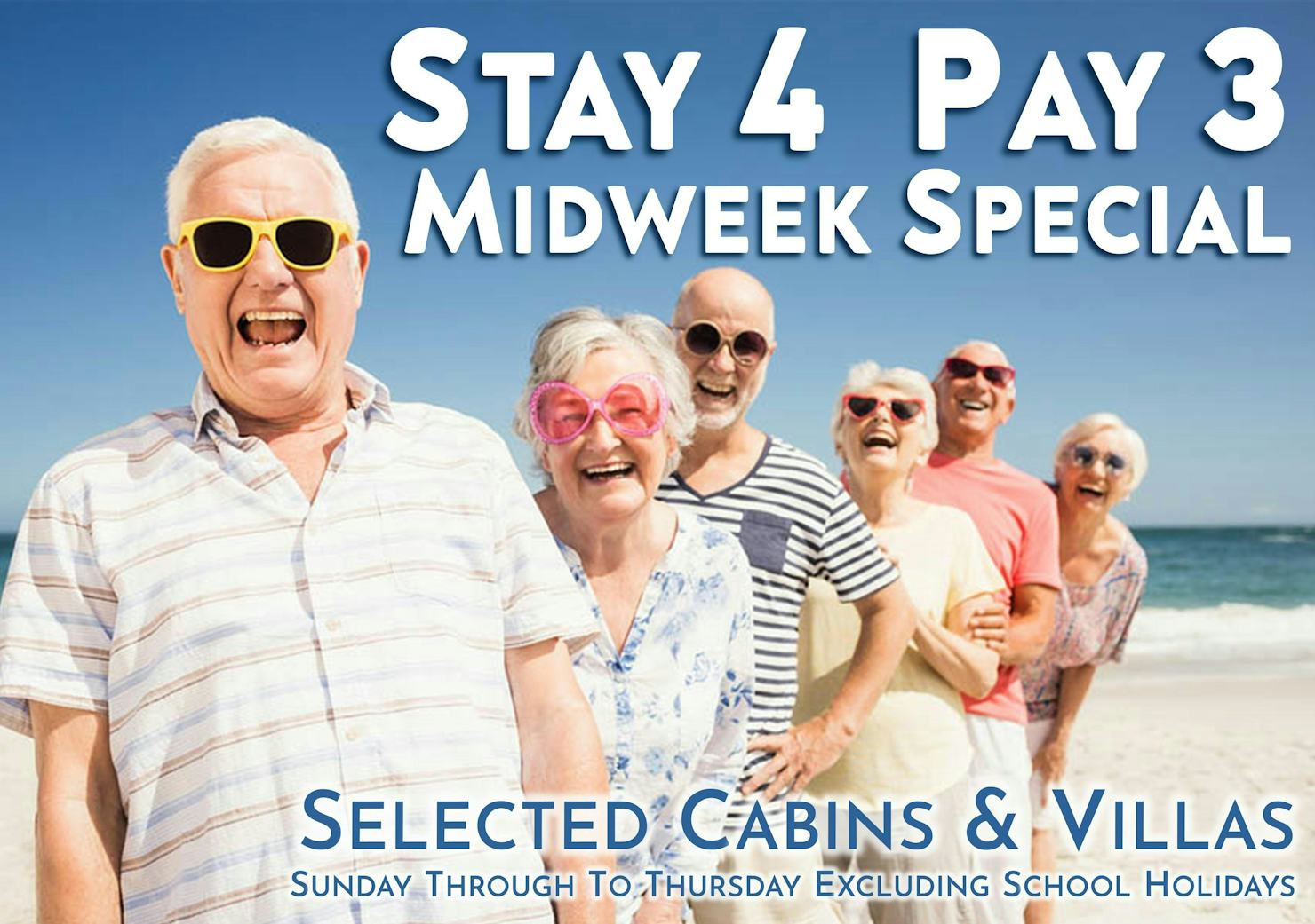 Stay 4 Pay 3 Midweek Special