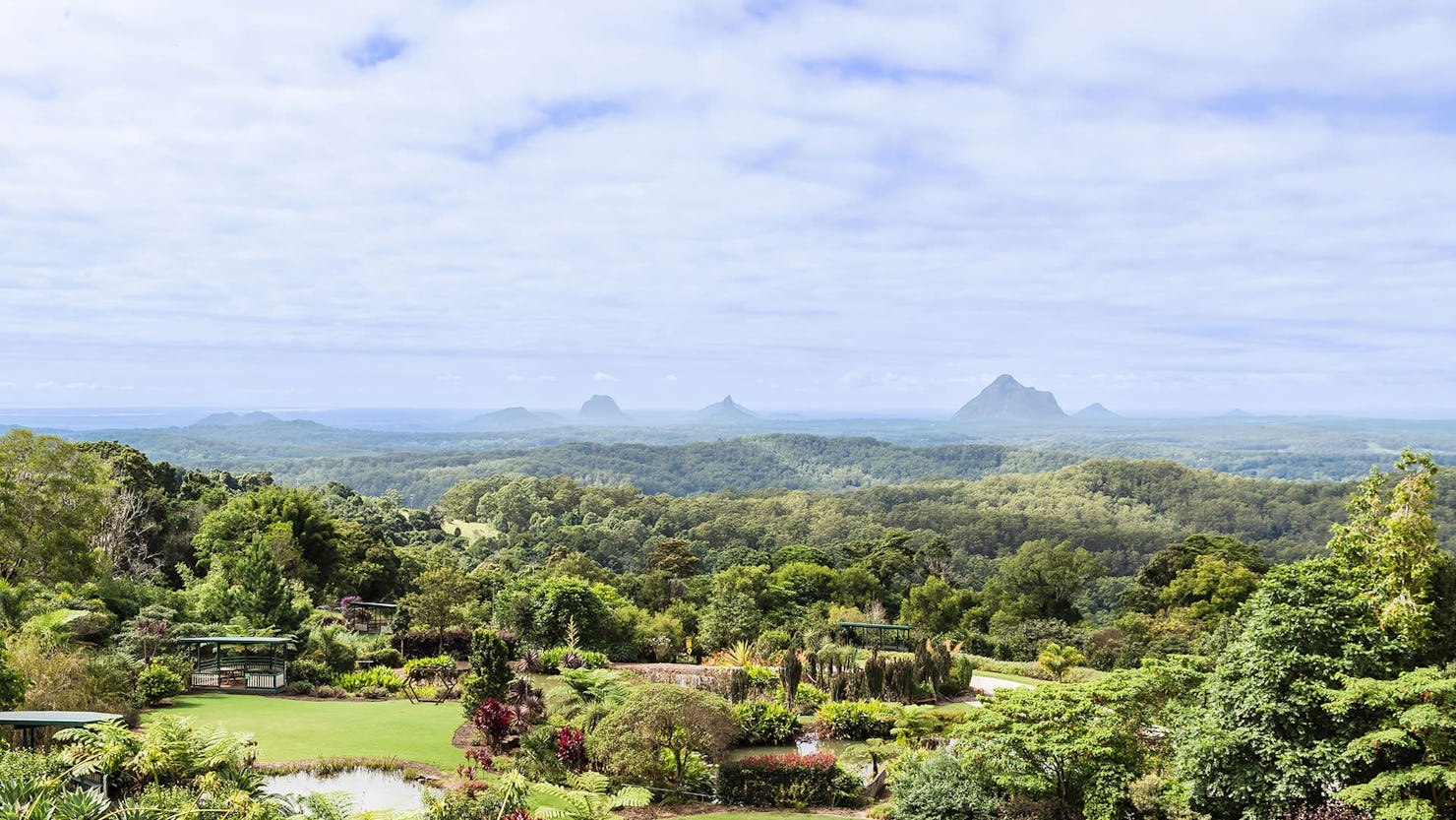 The picturesque Maleny Botanic Gardens and Bird World