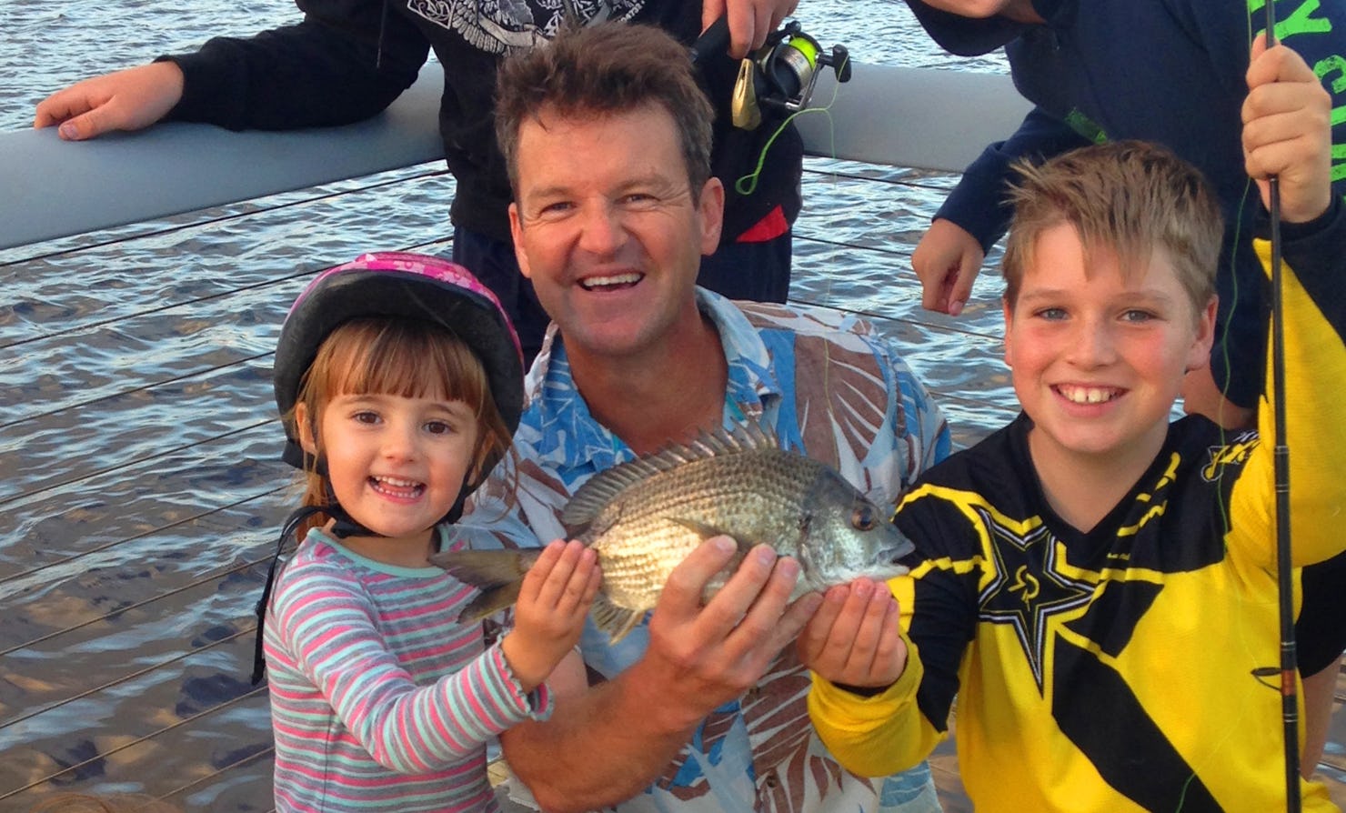 Fishing with kids on the Sunshine Coast