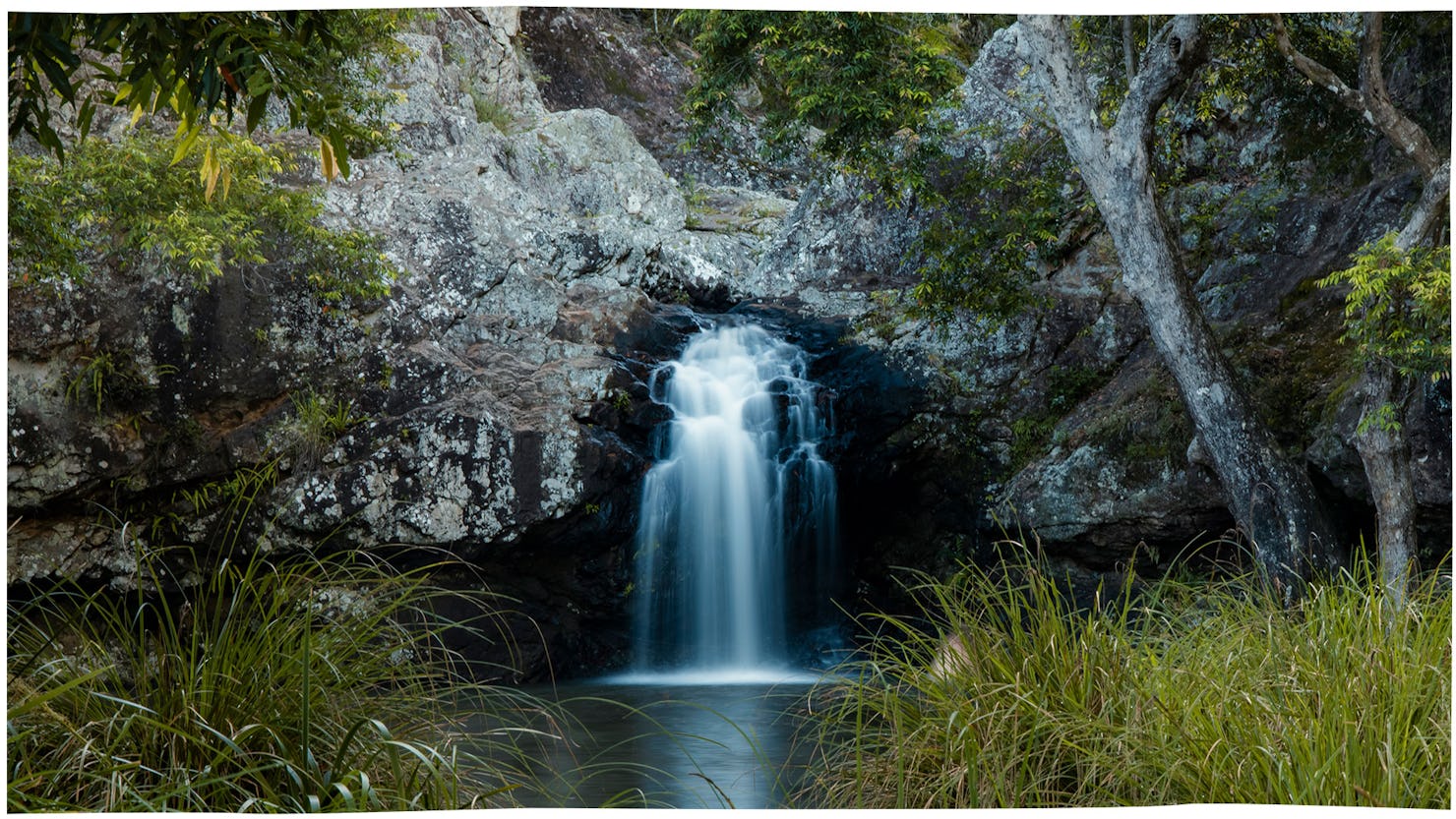 Kondalilla Falls in the Kondalilla National Park, Montville
