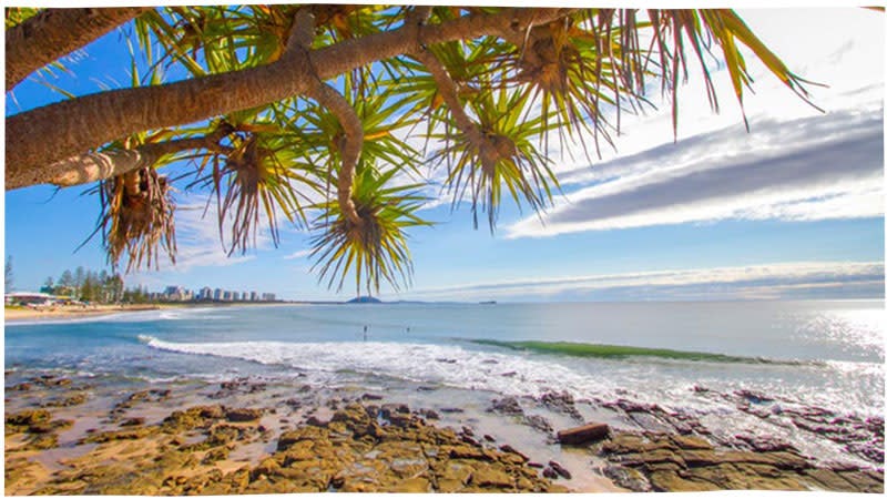 Take the winding track over the hill from Mooloolaba to Alex Heads.