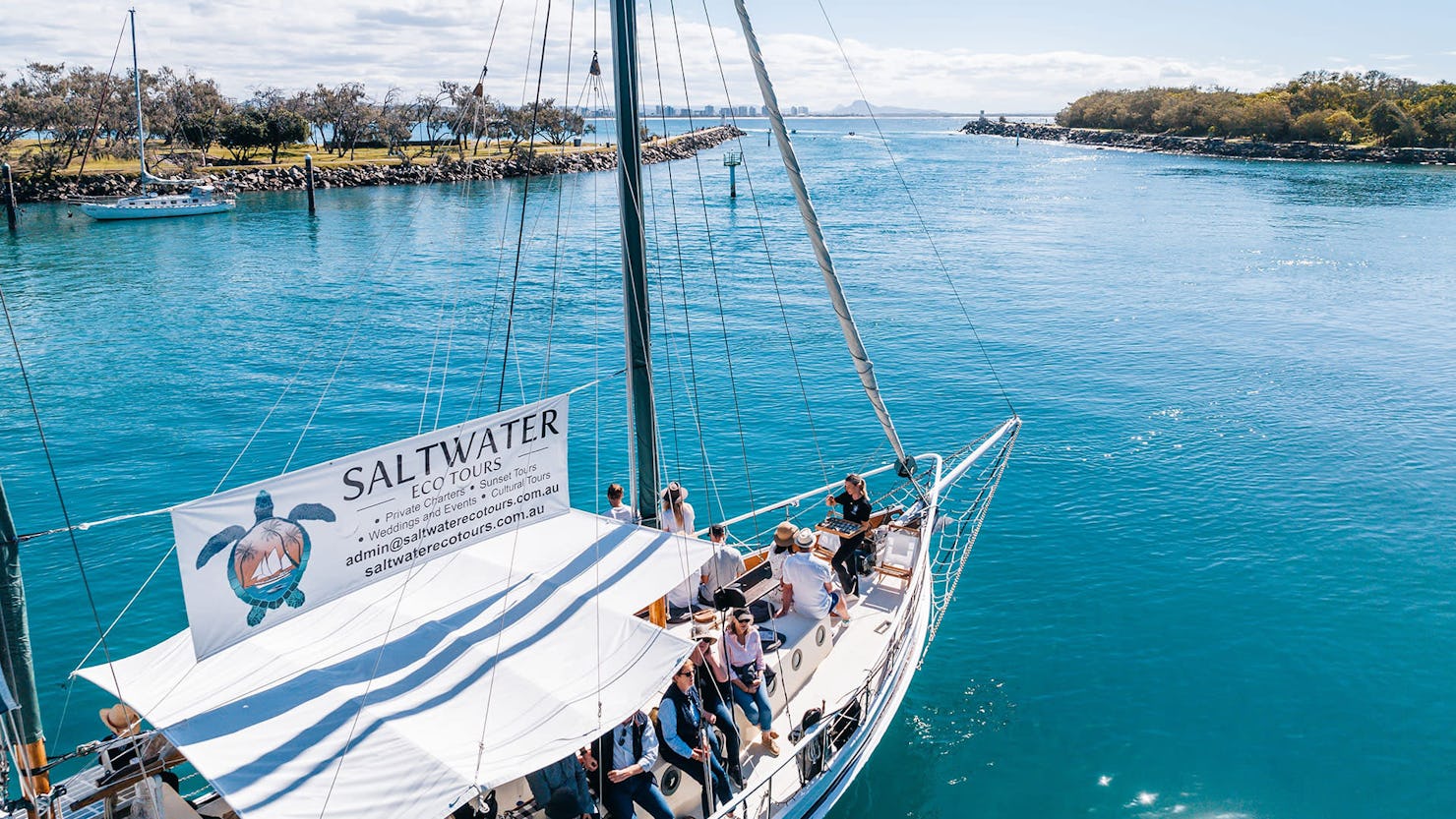 Saltwater Eco Tours. Credit: Tourism & Events Queensland