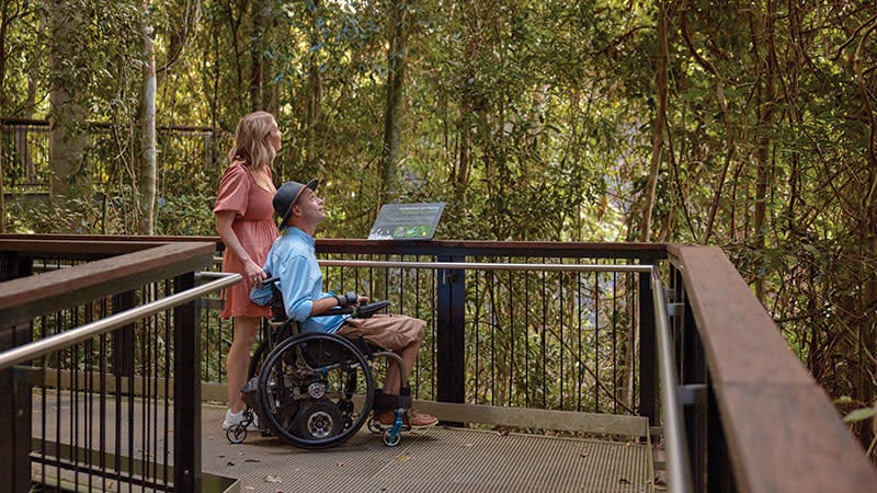 Couple at Mary Cairncross Scenic Reserve. Credit: Tourism & Events Queensland