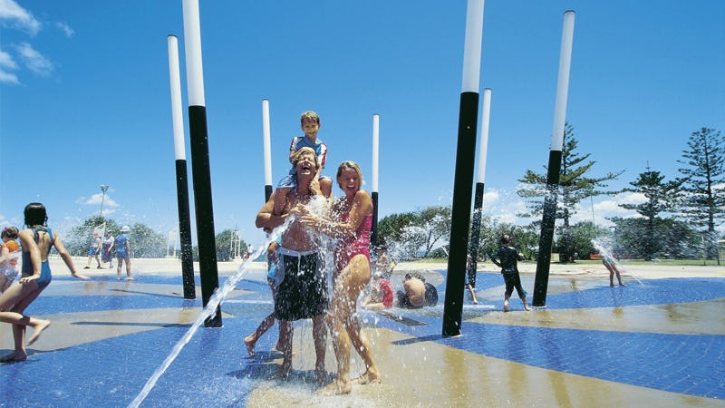 Kings Beach saltwater fountain