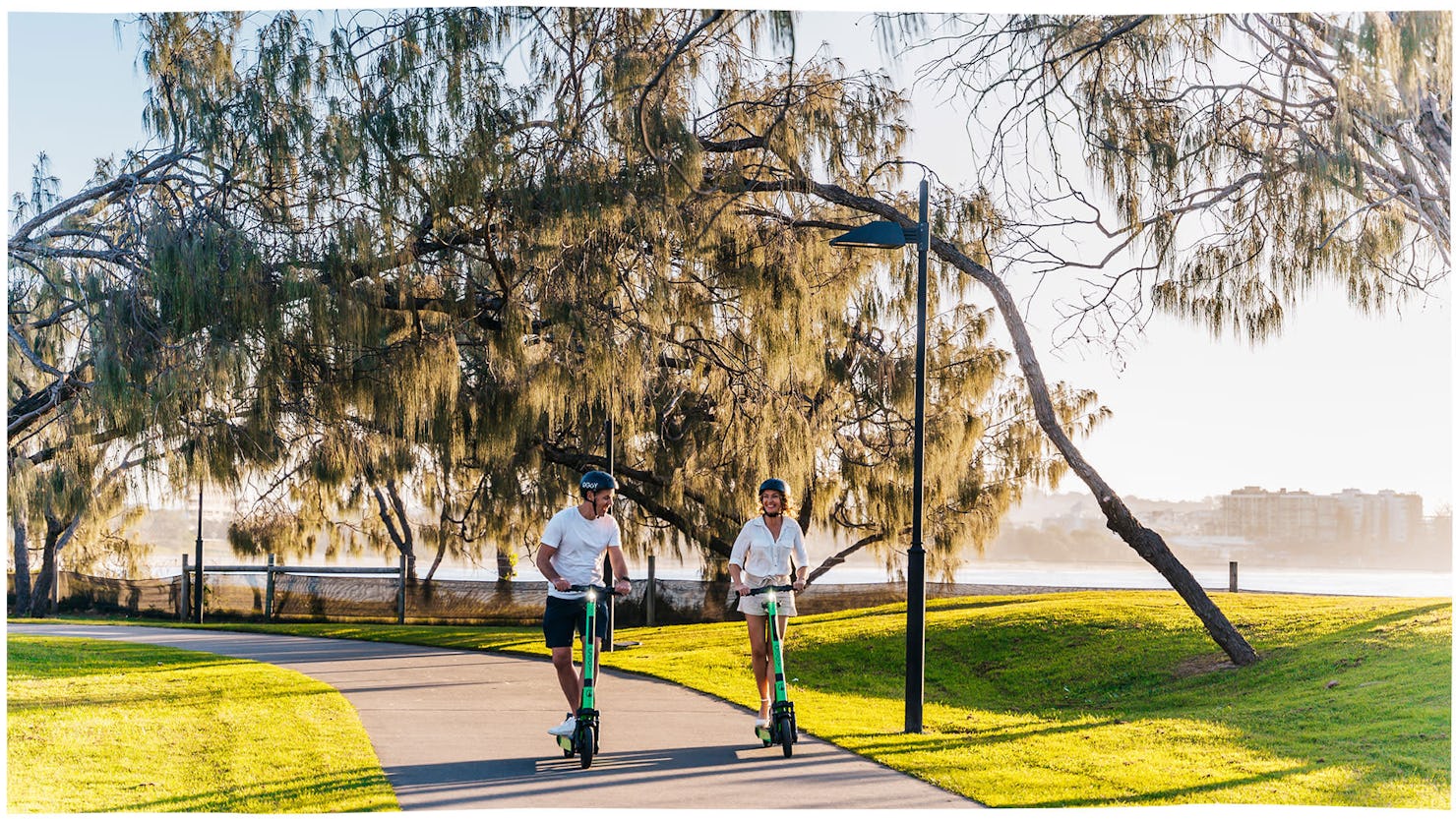 Hire an Oggy Scooter or take a walk along Mooloolaba paths.